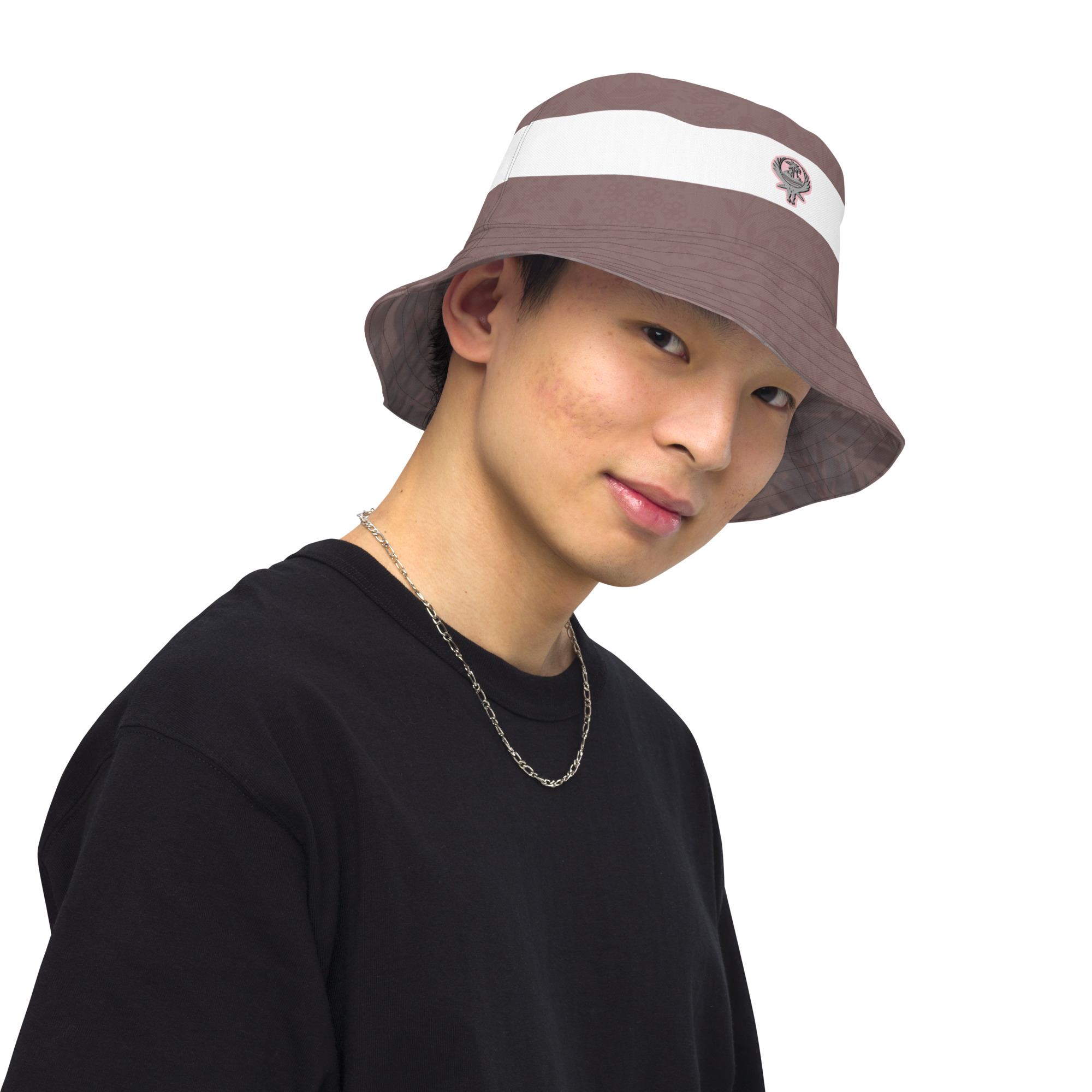 all over print reversible bucket hat white right front inside 6495b396d7522